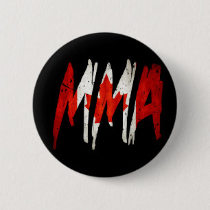 Canadian Flag MMA 6 Cm Round Badge
