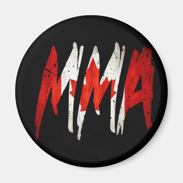 Canadian Flag MMA Magnet (Front)