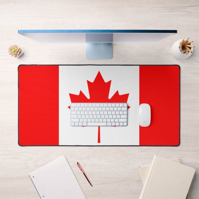 Canadian flag of Canada custom XL mouse pad (Office 1)
