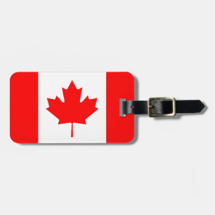 Canadian Flag Personalised Luggage Tag