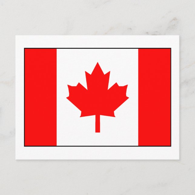 Canadian Flag Postcard (Front)