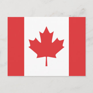 Canadian Flag Postcard