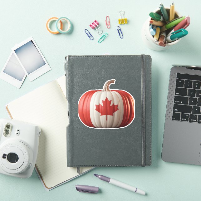 Canadian Flag Pumpkin Maple Leaf Thanksgiving Over (iPad Cover)
