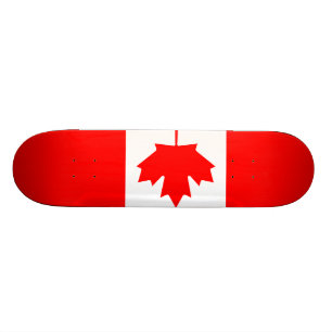 Canadian Flag Skateboard