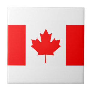 Canadian flag tile