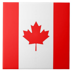 Canadian Flag Tile
