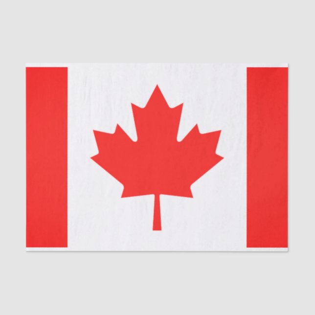 Canadian Flag Tissue Paper (Front)