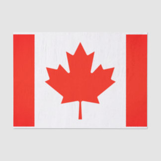 Canadian Flag Tissue Paper