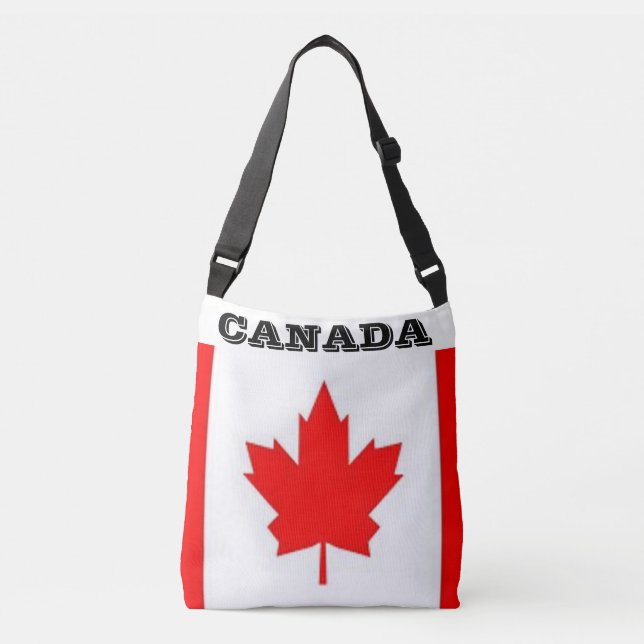 Canadian Flag Tote Bag (Front)
