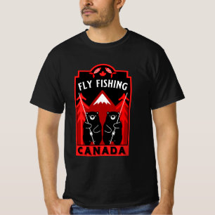 Canadian Fly Fishing Gifts T-Shirt