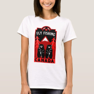 Canadian Fly Fishing Gifts T-Shirt