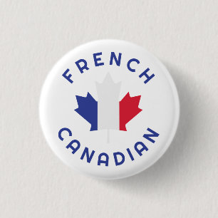 Canadian French Roots 3 Cm Round Badge
