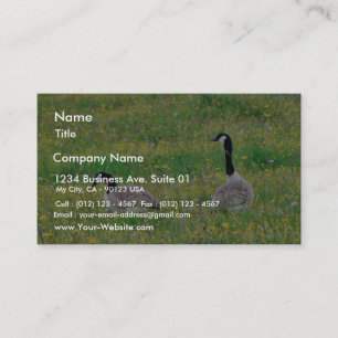 Canadian Geese Business Card
