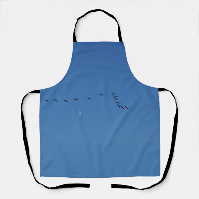 Canadian geese in flight  apron (Front)