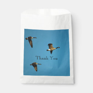 Canadian geese in flight favour bag