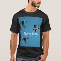 Canadian geese in flight