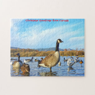 Canadian Geese. Jigsaw Puzzle