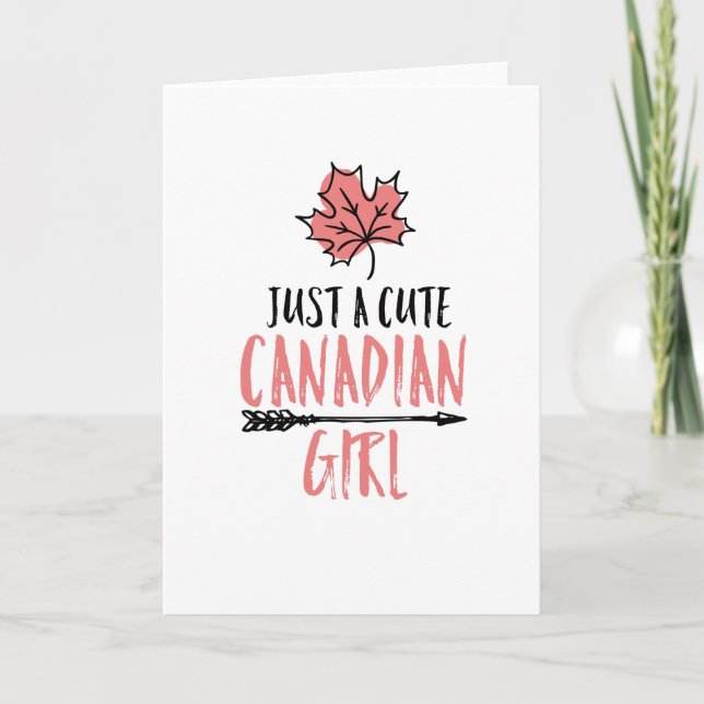 Canadian Girl Canada Gift Card (Front)