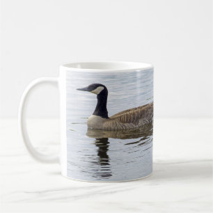 Canadian Goose And Goslings Coffee Mug