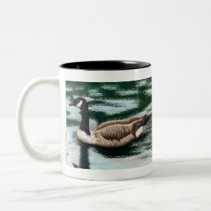 'Canadian Goose' Two-Tone Coffee Mug