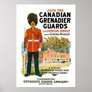 Canadian Grenadier Guards Recruitment Poster