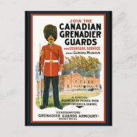 Canadian Grenadier Guards Recruitment Poster