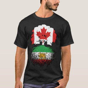 Canadian Grown Iranian Roots Lion and Sun T-Shirt
