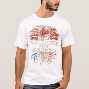 canadian grown with french roots vintage T-Shirt