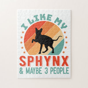Canadian Hairless Sphynx Cat Owner Humour Jigsaw Puzzle