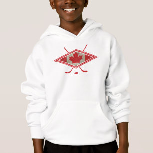 Canadian Hockey Flag Logo Hoodie