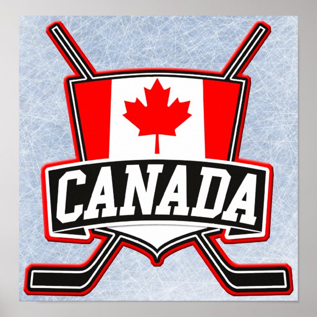 Canadian Hockey Logo Poster (Front)