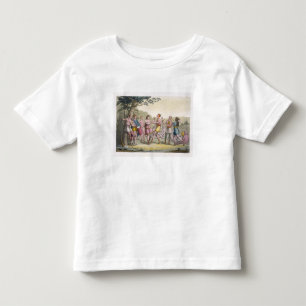 Canadian Indian dance in the evening (colour engra Toddler T-Shirt