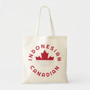 Canadian Indonesian Roots Tote Bag