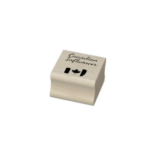 Canadian Influencer thumbs up Lighthouse route Rubber Stamp