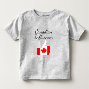 Canadian Influencer thumbs up Lighthouse route Toddler T-Shirt