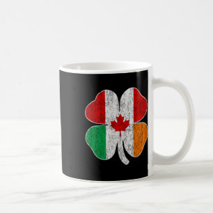 Canadian Irish St Patricks Canada Ireland Shamrock Coffee Mug