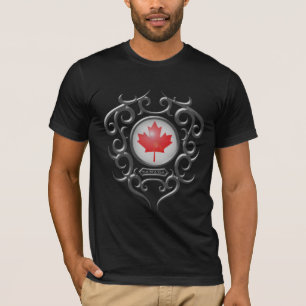 Canadian Iron Tribal - dark T-Shirt
