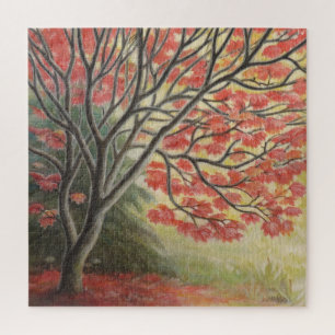 Canadian Landscape Art Puzzles - Autumn Maple