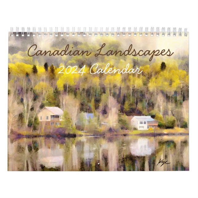 Canadian Landscape Wall Calendar (Cover)