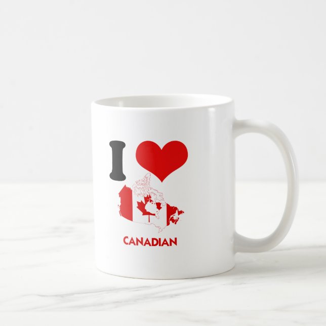 CANADIAN MAP COFFEE MUG (Right)