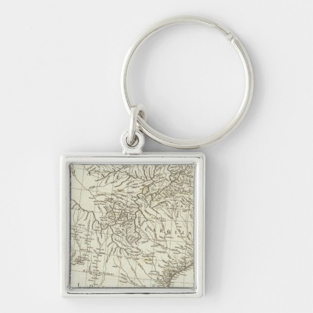 Canadian Map Key Ring (Front)