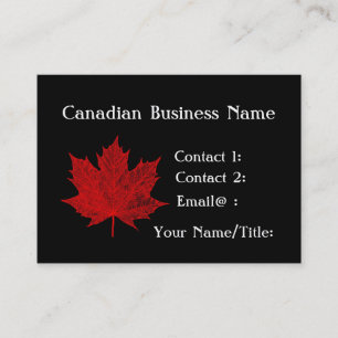 Canadian Maple Business Card