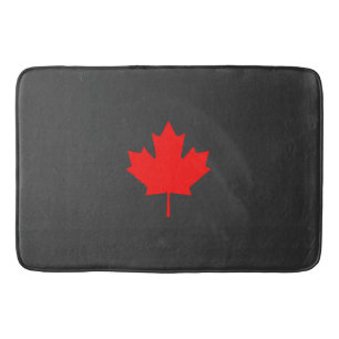 Canadian Maple Leaf Bath Mat