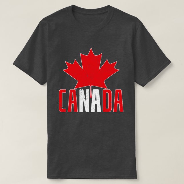 Canadian Maple Leaf Canada Day Canada T-Shirt (Design Front)