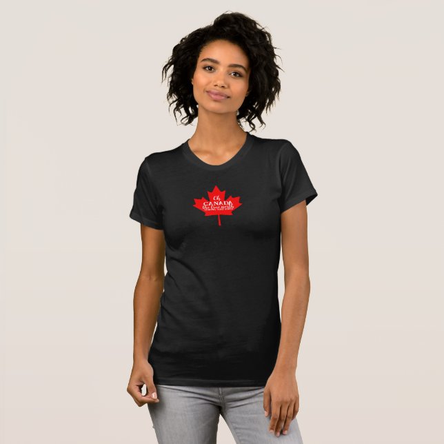 Canadian Maple Leaf Canada Day Family Matching T-Shirt (Front Full)