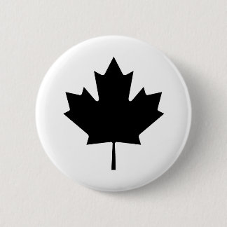 Canadian Maple Leaf Canada National Symbol 6 Cm Round Badge