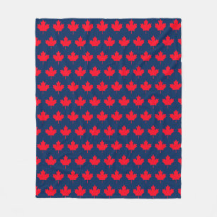 Canadian maple leaf. CANADA. Patriotic. Fleece Blanket