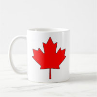 Canadian Maple Leaf Coffee Mug