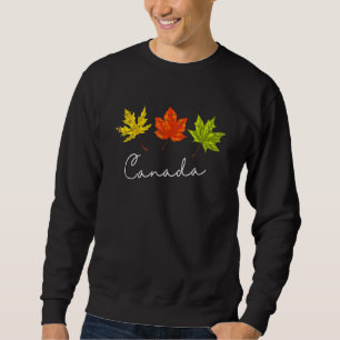 Canadian Maple Leaf Country Fall Maple Leaves Cana Sweatshirt