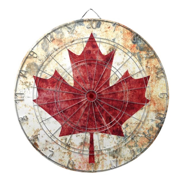 Canadian Maple Leaf Dartboard (Front)